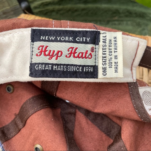 Brown Hyp Hat/Cap with Ivory "H" - Picture 5 of 5